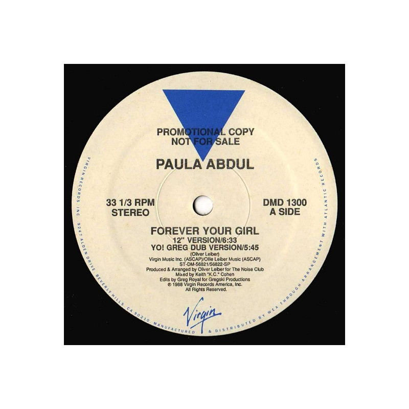 PAULA ABDUL - FOREVER YOUR GIRL