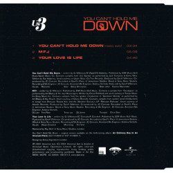 US3 - YOU CAN'T HOLD ME DOWN