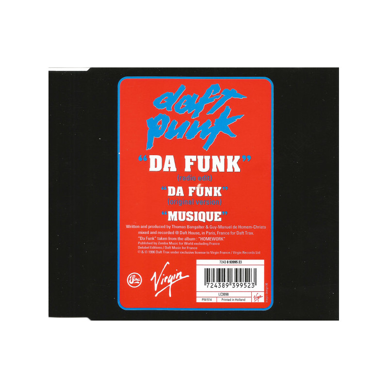 DAFT PUNK - DA FUNK (ED. 1996)