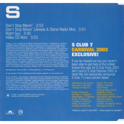S CLUB 7 - DON'T STOP MOVIN