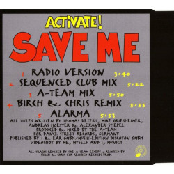 ACTIVATE - SAVE ME