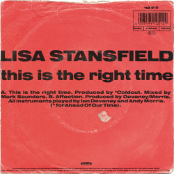 LISA STANSFIELD -  THIS IS THE RIGHT TIME