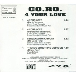 CO.RO FEAT TALEESA - 4 YOUR LOVE