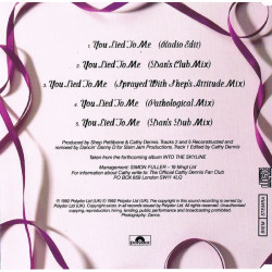 CATHY DENNIS - YOU LIED TO ME