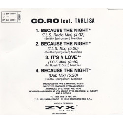 CO.RO FEAT TALEESA - BECAUSE THE NIGHT