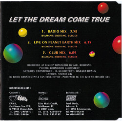 DJ BOBO - LET THE DREAM COME TRUE