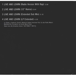JOE PUBLIC - LIVE AND LEARN