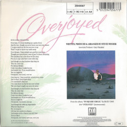 STEVIE WONDER - OVERJOYED