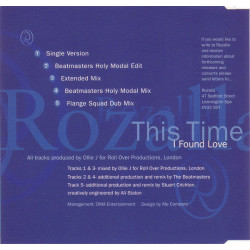 ROZALLA - THIS TIME I FOUND LOVE