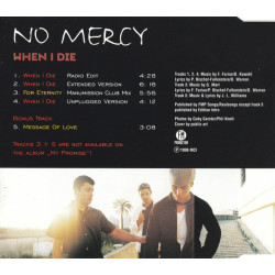 NO MERCY - WHEN I DIE
