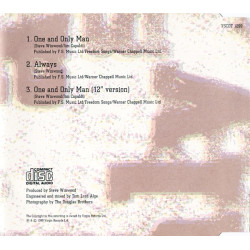 STEVE WINWOOD - ONE AND ONLY MAN