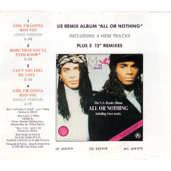 MILLI VANILLI - GIRL I'M GONNA MISS YOU