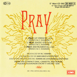 MC HAMMER - PRAY
