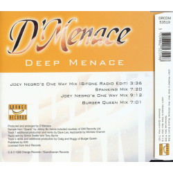 D'MENACE - DEEP MENACE