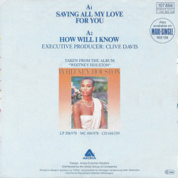 WHITNEY HOUSTON- SAVING ALL MY LOVE FOR YOU