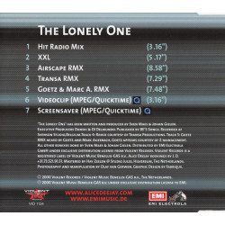 ALICE DEEJAY - THE LONELY ONE