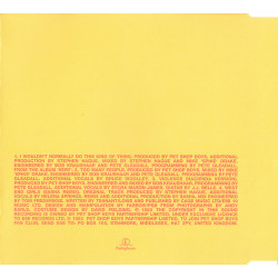 PET SHOP BOYS -   I WOULDN'T NORMALLY DO THIS KIND OF THING