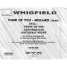 WHIGFIELD - THINK OF YOU MEGAMIX