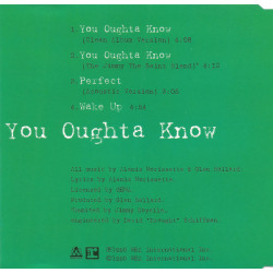 ALANIS MORISSETTE - YOU OUGHTA KNOW (Ed.1995)