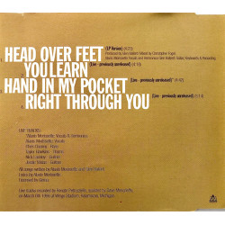 ALANIS MORISSETTE - HEAD OVER FEET (Ed.1996)