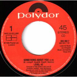 LEVEL 42 - SOMETHING ABOUT...