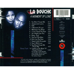 LA BOUCHE - A MOMENT OF LOVE (Ed.1997)