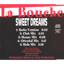LA BOUCHE - SWEET DREAMS (ED. 1994)