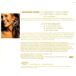 JENNIFER LOPEZ - LOVE DON'T COST A THING (ED. 2000)
