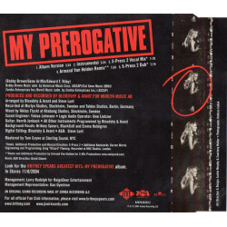 BRITNEY SPEARS - MY PREROGATIVE (ED. 2004)