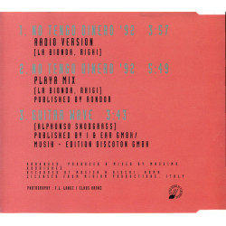 BEACH CLUB -  NO TENGO DINERO 92 REMIX (ED. 1992)