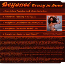 BEYONCE - CRAZY IN LOVE (ED. 2003)