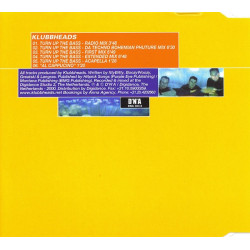 KLUBBHEADS - TURN UP THE BASS (ED. 2000)