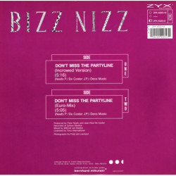BIZZ NIZZ - DON'T MISS THE PARTYLINE ( ED. 1990)