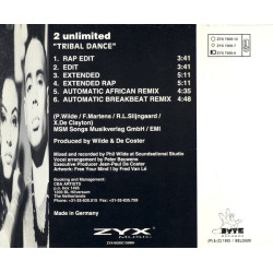 2 UNLIMITED - TRIBAL DANCE (ED. 1993)