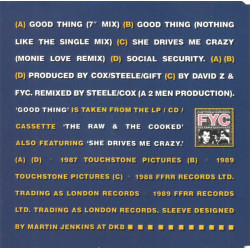 FINE YOUNG CANNIBALS - GOOD THING (ED. 1990)