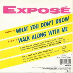 EXPOSE - WHAT YOU DON'T KNOW (ED. 1989)
