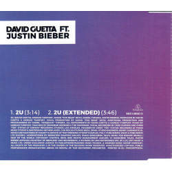 DAVID GUETTA FT. JUSTIN BIEBER - 2U (ED. 2017)