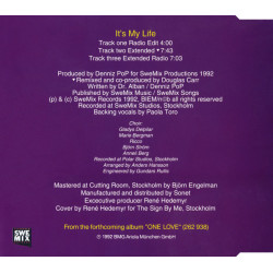 DR. ALBAN - IT'S MY LIFE ( ED. 1992)