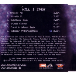 ALICE DEEJAY - WILL I EVER (ED. 2000)