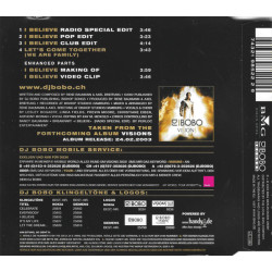 DJ BOBO - I BELIEVE (ED. 2003)