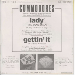 COMMODORES - LADY (YOU BRING ME UP) (ED. 1981)
