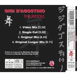 GIGI D'AGOSTINO - THE RIDDLE (ED. 1999)