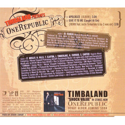 TIMBALAND PRESENTS ONEREPUBLIC - APOLOGIZE (ED. 2007)