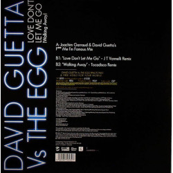 DAVID GUETTA VS. EGG, THE - LOVE DON'T LET ME GO (WALKING AWAY) (ED. 2006)