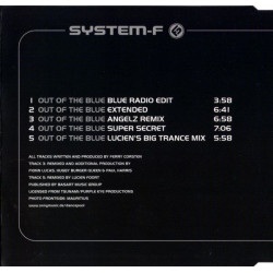 SYSTEM F - OUT OF THE BLUE (ED. 1999)