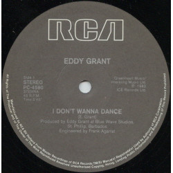 EDDY GRANT - I DON'T WANNA DANCE (ED. 1982)