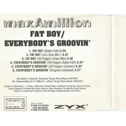MAX-A-MILLION - FAT BOY / EVERYBODY'S GROOVIN' (ED. 1996)