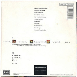 JOHNNY CLEGG & SAVUKA - CRUEL, CRAZY, BEAUTIFUL WORLD (ED. 1989)