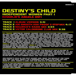 DESTINY'S CHILD - INDEPENDENT WOMEN PART I  (ED. 2000)