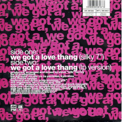 CE CE PENISTON - WE GOT A LOVE THANG (ED. 1991)